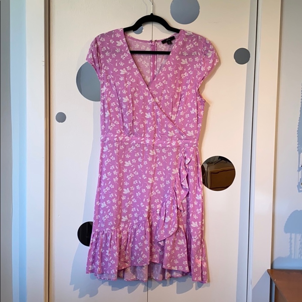 J Crew Pink Floral Dress